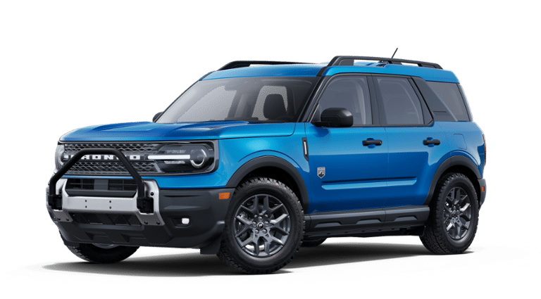 2025 Ford Bronco Sport Big Bend in Velocity Blue Metallic — front three-quarter view