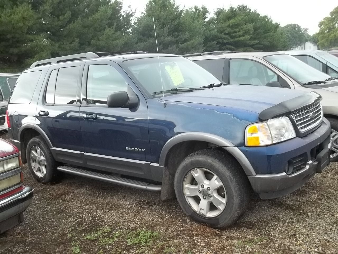 2005 Ford Explorer XLT in Blue — front three-quarter view