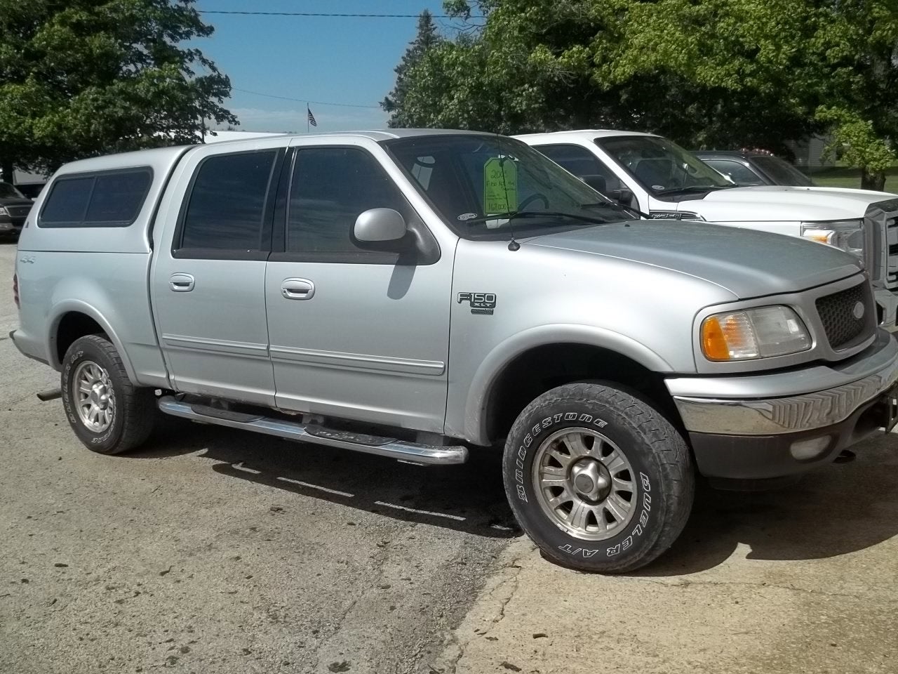 2003 Ford F-150 XLT in Silver Metallic — front three-quarter view