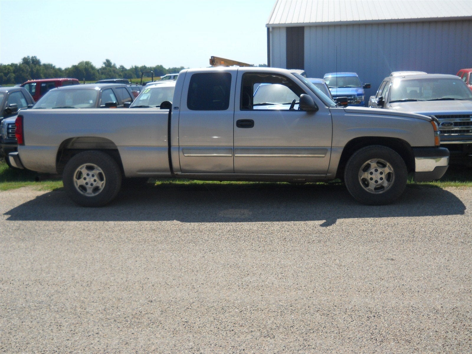 2004 Chevrolet Silverado 1500 LS in Sandstone Metallic — front three-quarter view